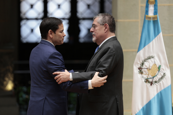 Marco Rubio e Bernardo Arevalo