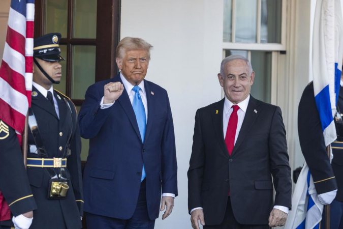 Trump recebe Netanyahu na Casa Branca 4 fevereiro de 2025