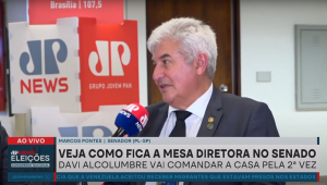 O Astronauta Marcos Pontes fala com a Jovem Pan News sobre a eleição no Senado