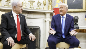 Trump recebe Netanyahu na Casa Branca