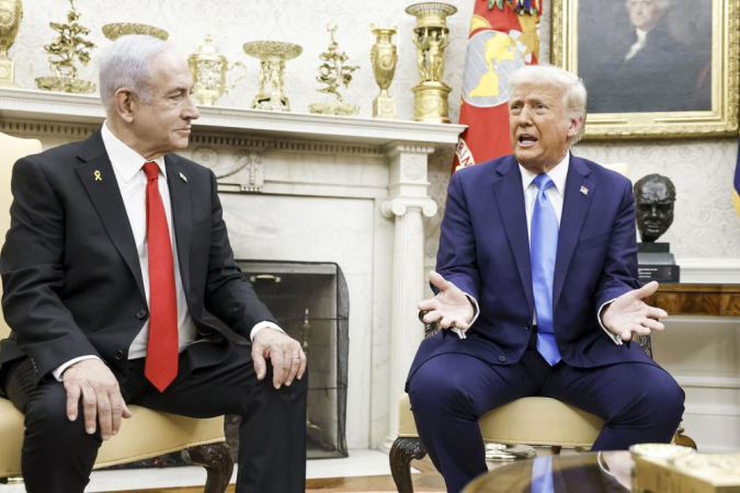 Trump recebe Netanyahu na Casa Branca