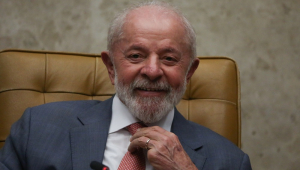O presidente Luiz Inácio Lula da Silva no STF