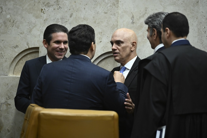 Moraes e presidentes legislativos
