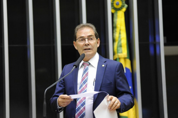 O deputado federal Paulinho da Força, do Solidariedade, no plenário da Câmara