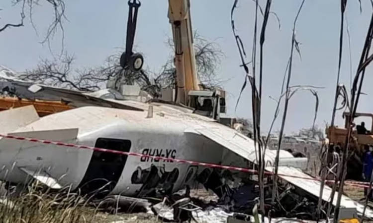 Acidente de avião militar no Sudão