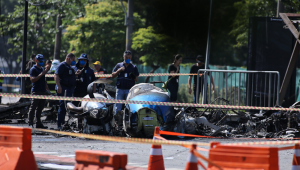 Acidente com avião interdita avenida Marquês de São Vicente