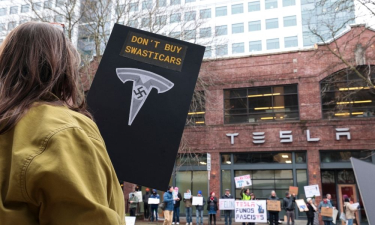 Protestos em São Francisco pedem boicote à Tesla por ações de Elon Musk