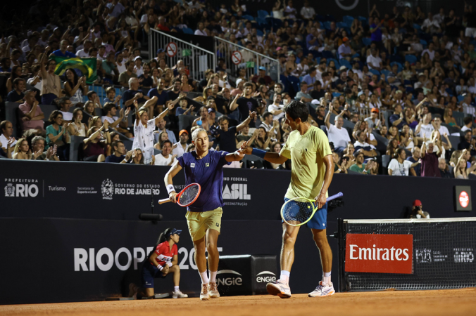 Matos/Melo vencem Martinez/Munar 6/2 7/5 e são os grandes campeões do Rio Open 2025