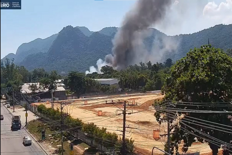 Incêndio atinge estúdios da Globo no Rio de Janeiro