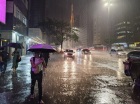 Temporal atinge a cidade de São Paulo