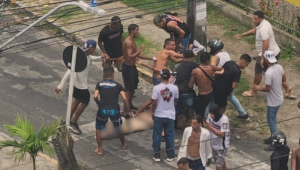 Torcedores do Santa Cruz agridem integrante de uma organizada do Sport