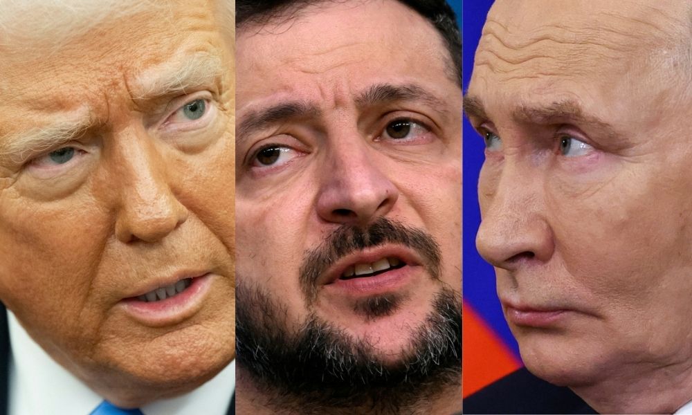 trump, zelensky e putin