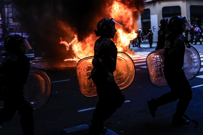 Protestos na Argentina