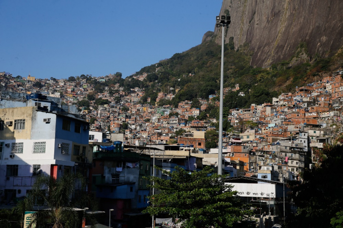 Comunità Rocinha, nel sud di Rio de Janeiro