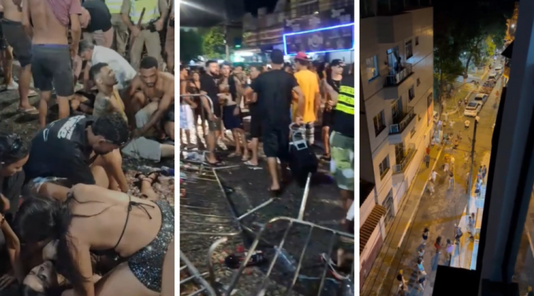 Vídeos que circulam em redes sociais mostram cenas de correria, desespero e socorro às vítimas após tiroteio no Carnaval de Rio Pomba (MG)