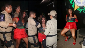 Mulher é detida após morder pessoas em camarote no sambódromo do Rio