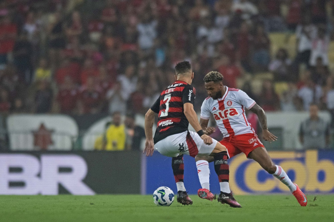 Lance da partida Inter x flamengo