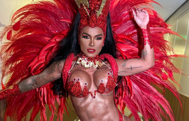 With fantasy with 10,000 crystals, Kamila Simioni makes her debut at Carnival: “Unique Experience”