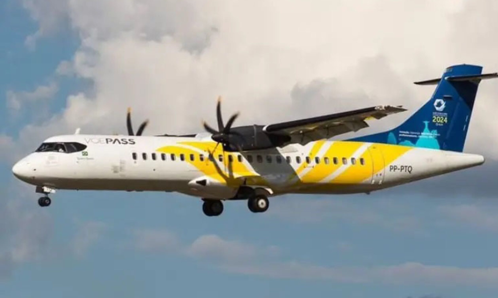 Aeronave ATR-72-500, turboélice bimotor