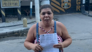 Mulher presa por enagano