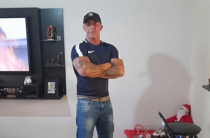 Cristian Cravinhos durante sua última saidinha, no Natal de 2024