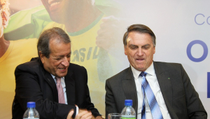 Brasília/ DF, 25.05.2023 - PL MULHER - O Presidente Nacional do PL, Valdemar Costa Neto, o Presidente de Honra do PL, Jair Bolsonaro,