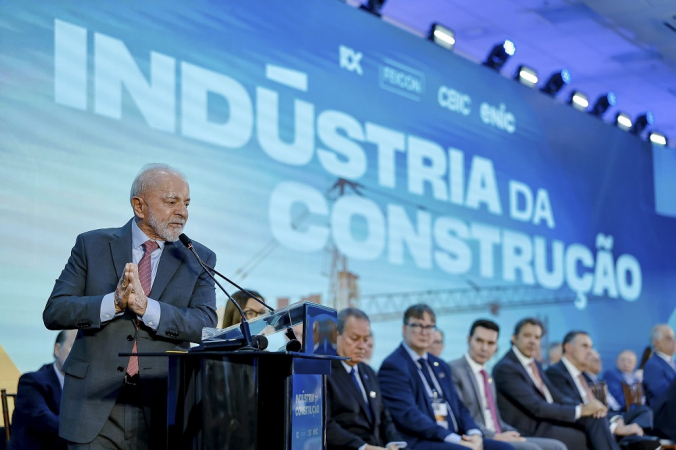 Lula em evento da construção civil