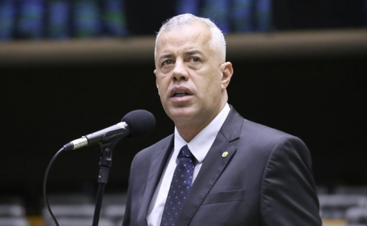 O deputado federal Evair de Melo na Câmara dos Deputados