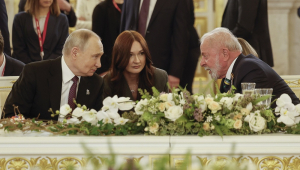 Jantar oferecido por Vladimir Putin ao presidente Lula