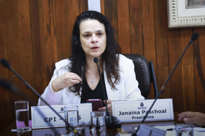 Janaína Paschoal é a presidente da CPI do Escaneamento de Íris na Câmara de Vereadores de São Paulo