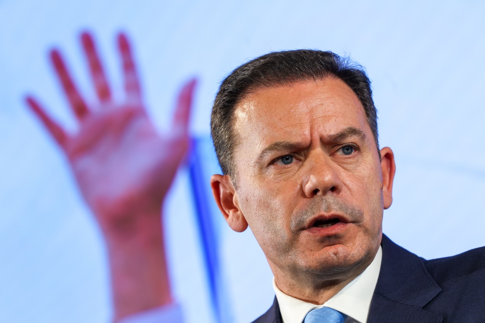 O líder da coligação Aliança Democrática (AD) e presidente do Partido Social Democrata (PSD), Luís Montenegro