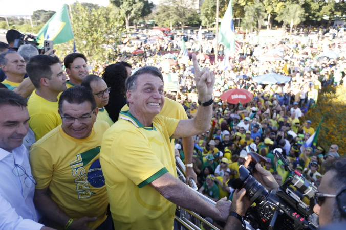 Bolsonaro ato Brasília