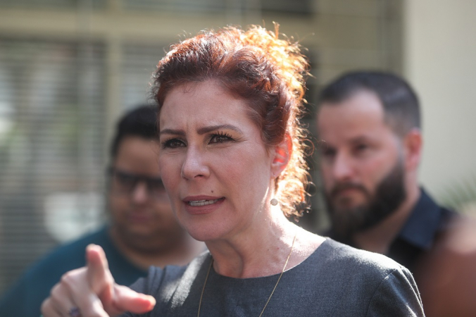 Coletiva com a deputada federal Carla Zambelli (PL-SP) na capital paulista