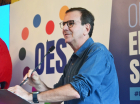 O prefeito do Rio, Eduardo Paes, durante o lançamento dos Objetivos do Envelhecimento Saudável