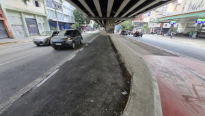 Prefeitura de São Paulo finalizou a obra do bolsão de estacionamento localizada embaixo do Elevado Presidente João Goulart, conhecido como Minhocão