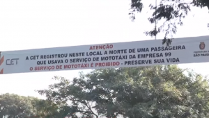 Prefeitura de SP instala faixa onde passageira morreu