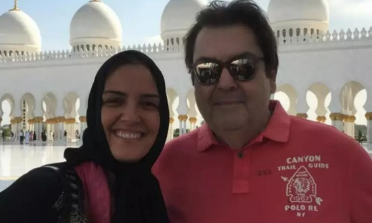 faustão e esposa