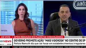 Felício Ramuth, vice-governador de São Paulo, concede entrevista ao Jornal da Manhã
