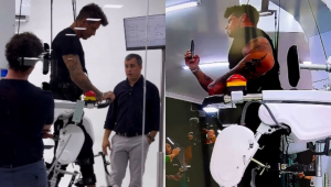 Fernando Fernandes volta a andar após 14 anos com ajuda da tecnologia