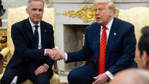 Trump encontra Mark Carney na Casa Branca