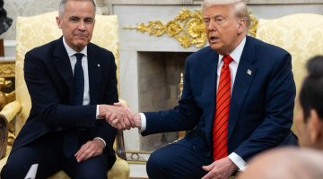Trump encontra Mark Carney na Casa Branca