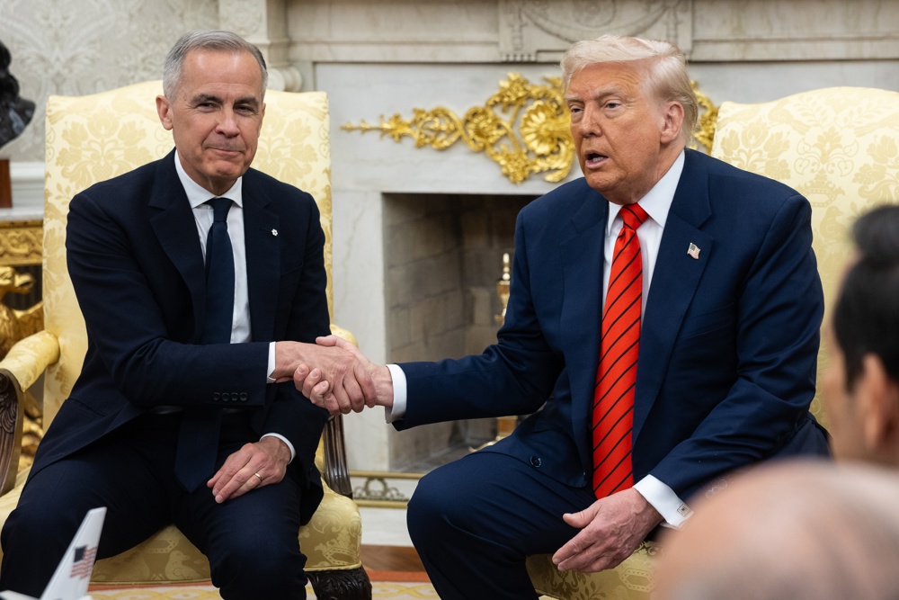 Trump encontra Mark Carney na Casa Branca