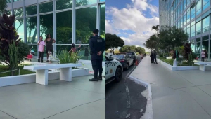 homem ameaça explodir prédio do ministério do desenvolvimento social