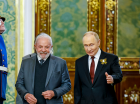 Presidente da Rep&uacute;blica, Luiz In&aacute;cio Lula da Silva, durante reuni&atilde;o com o Presidente da Federa&ccedil;&atilde;o da R&uacute;ssia, Vladimir Putin. Grande Pal&aacute;cio do Kremlin, R&uacute;ssia - Moscou.
