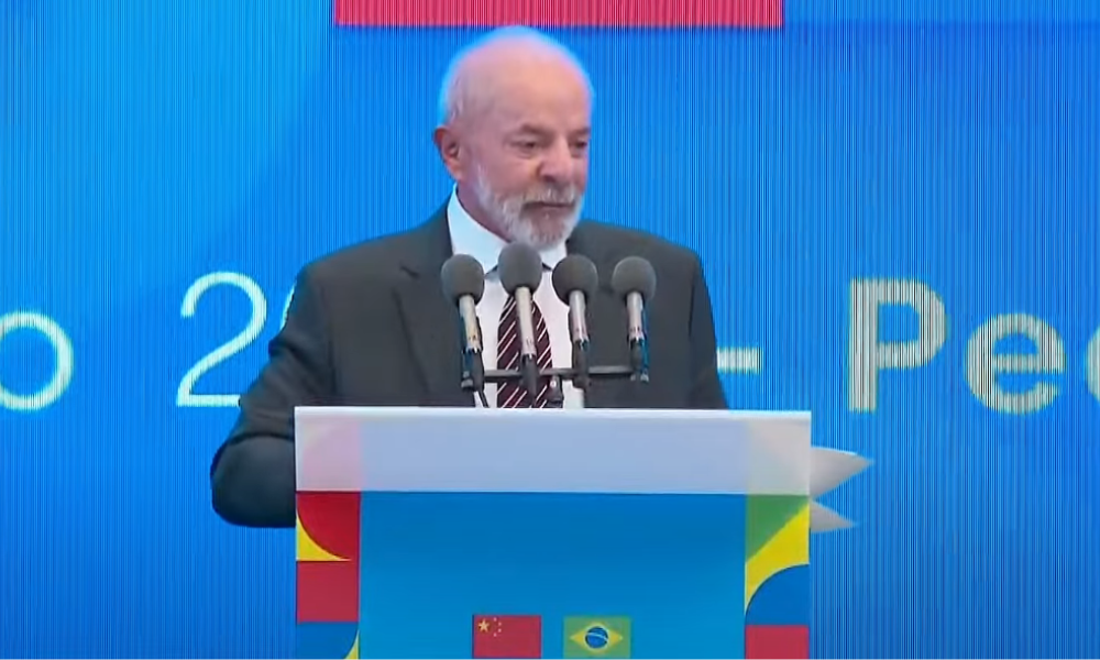 Lula discursa no encerramento do Fórum Empresarial Brasil-China