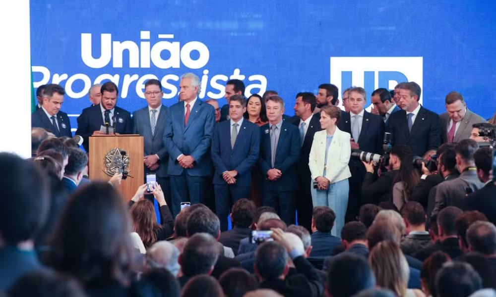 Evento de anúncio da federação entre União e PP
