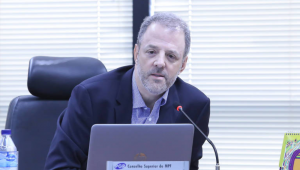 O vice-procurador-geral da República, Hindenburgo Chateaubriand, durante sessão do Conselho Superior do MPF