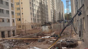 Local da construção onde o elevador despencou