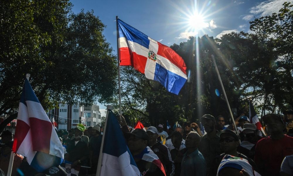 manifestação haiti