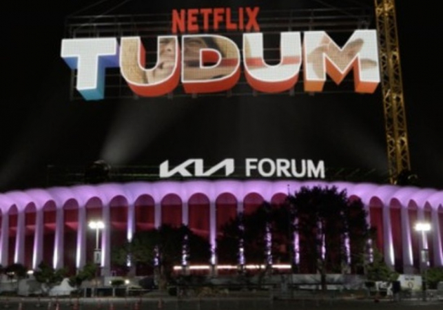 Kia Arena, em Los Angeles, onde será realizado o Tudum 2025